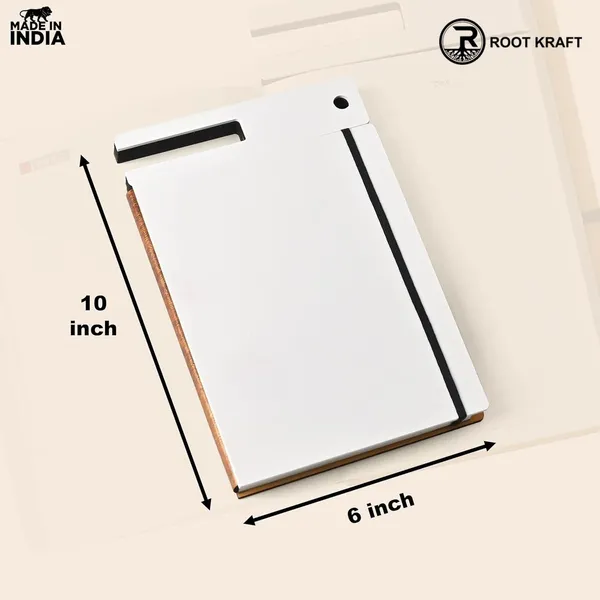 Wooden_Smart_Diary_With_White_Board_Marker_A5_Notebook_With_Mobile_Pen_Stand_Personal_Use_Office_Corporate_Gift
