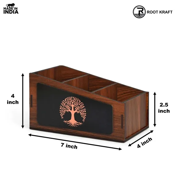 Remote_Stand_With_3_Sections_Wooden_Remote_Holder_For_Tv_And_Ac_Stationary_Organizer