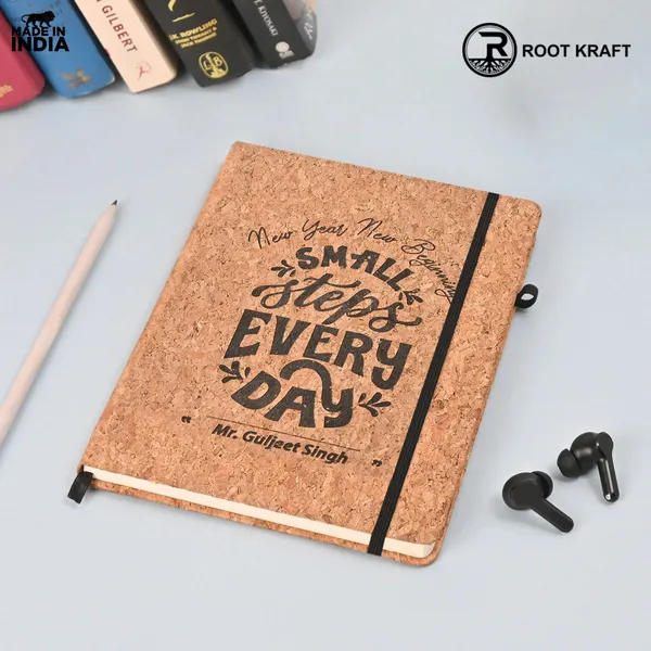 Eco_Friendly_Cork_Diary_With_Pen_Holder_190_Pages_Motivational_Quote_Personalized_Name_Option