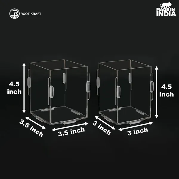 Desk_Organizer_4_Piece_Acrylic_Pen_Holder_Crystal_Clear_Pencil_Holder_Stationery_Organizer