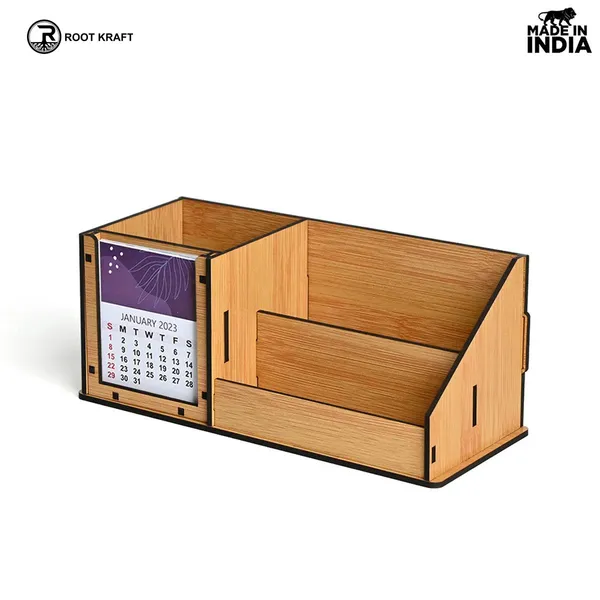 3_Compartment_Desk_Organizer_With_2025_Calendar_Desk_Calendar_Desk_Accessories