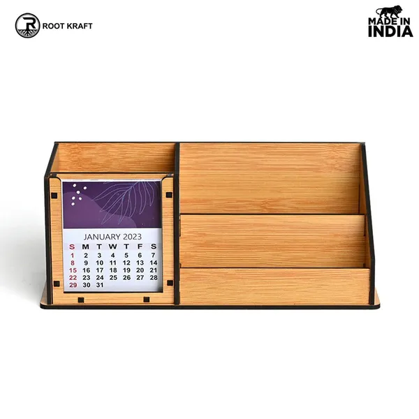 3_Compartment_Desk_Organizer_With_2025_Calendar_Desk_Calendar_Desk_Accessories