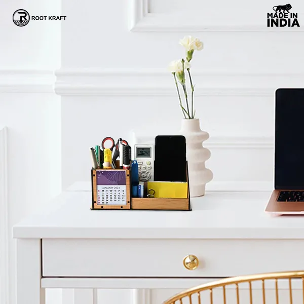 3_Compartment_Desk_Organizer_With_2025_Calendar_Desk_Calendar_Desk_Accessories
