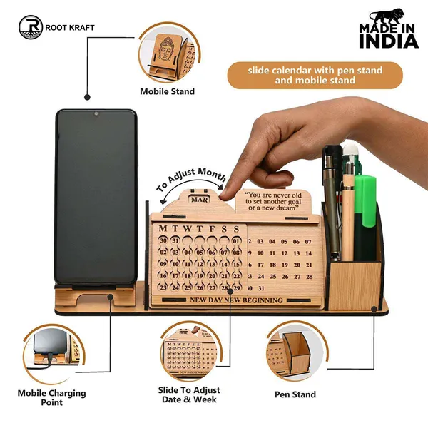 Lifetime_Calendar_With_Desk_Organizer_And_Mobile_Stand_Desk_Calendar_Mobile_Accessories