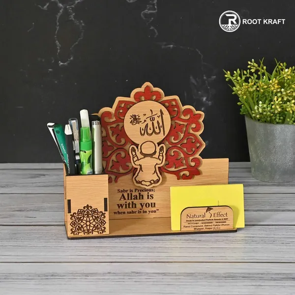 Eco_Friendly_Customized_Pen_Holder_With_Spacious_Visiting_Card_Holder_Durable_Workspace_Solution_Perfect_For_Corporate_Gifting