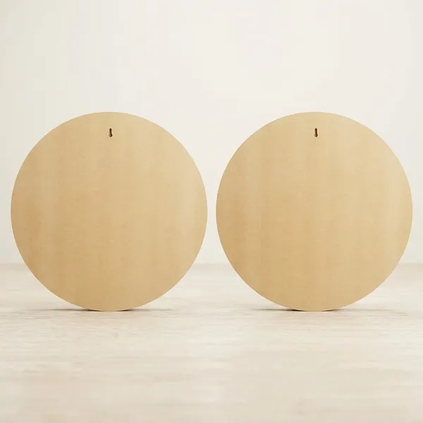Pack_Of_2_Mdf_Board_Shapes_12In_X_12In_2_5_Mm_Unfinished_Wooden_Shape_Art_Panel_Wood_Boards_For_Crafts_Diy_Plaque_Plank_Cutout_Blank_Sign_Tray_Artist_Painting_Board_Round_18X18_In_2_5Mm_2_Pack