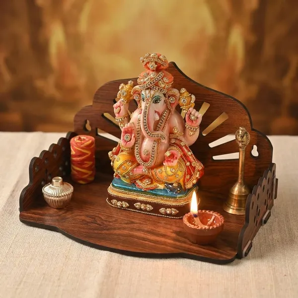 Wooden_Pooja_Mandir_For_Home_Wall_Hanging_Or_Tabletop_Temple_For_Office_Flat_Or_Room_Small_Indian_Wooden_Temple_Shelf_Compact_Diy_Om_Mandir_10X6X6_5_Inch
