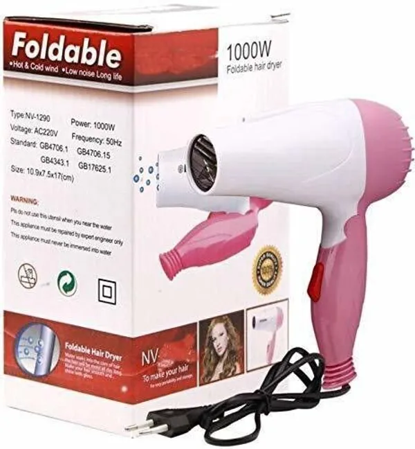 1290_Hair_Dryer_1000_W_Blue_White