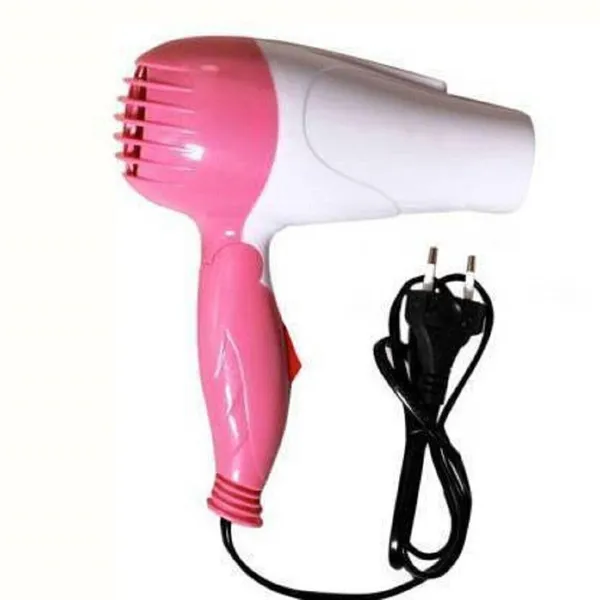 NV-1290_Foldable_Hair_Dryer_1000_W_Pink_White