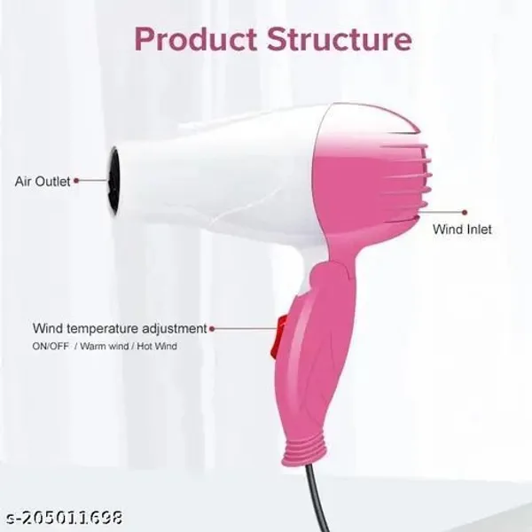 1290_Foldable_Portable_Hair_Dryer_1000_W