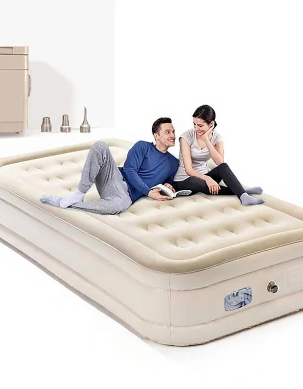 4_Seater_Inflatable_Air_Sofa_Cum_Bed_Cream_White