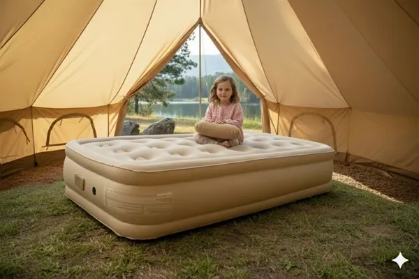 4_Seater_Inflatable_Air_Sofa_Cum_Bed_Cream_White