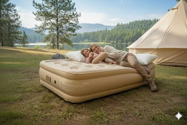 4_Seater_Inflatable_Air_Sofa_Cum_Bed_Cream_White