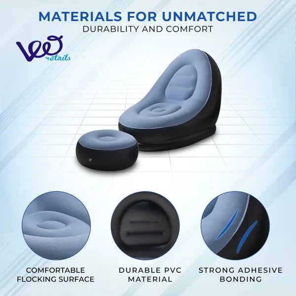 2_Seater_Inflatable_Sofa_Chair_with_Footrest_Blue