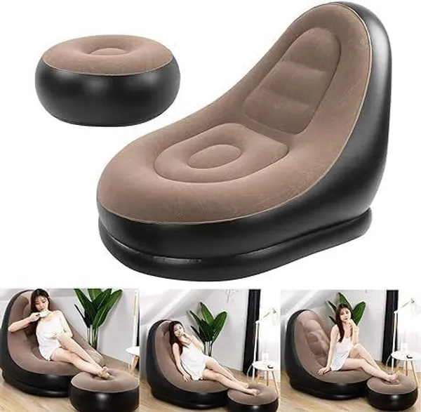 2_Seater_Inflatable_Air_Sofa_Multicolor
