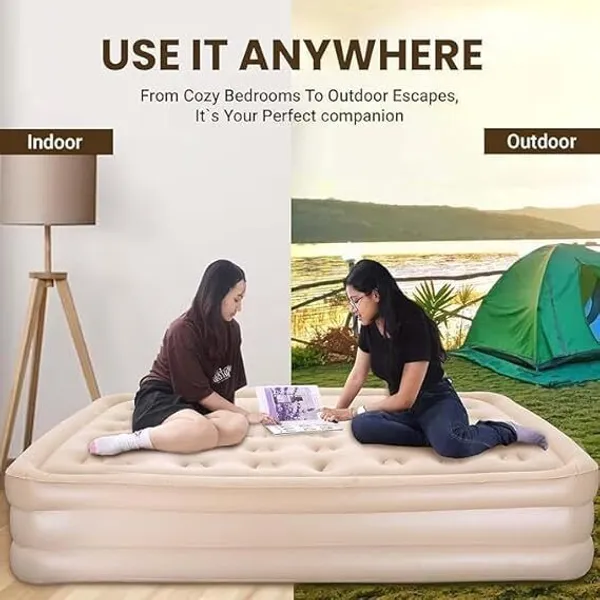 2_Seater_Inflatable_Air_Mattress_Sofa_Beige
