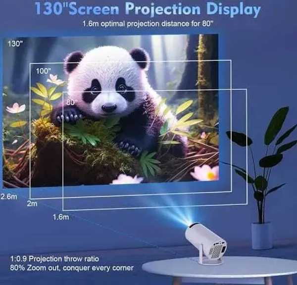 Smart_4K_LED_Projector_720P_4500_lm