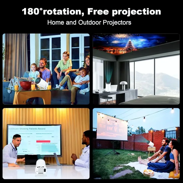 HY300_Ultra_Smart_Android_Projector_4K_Support_1080P_8400_lm