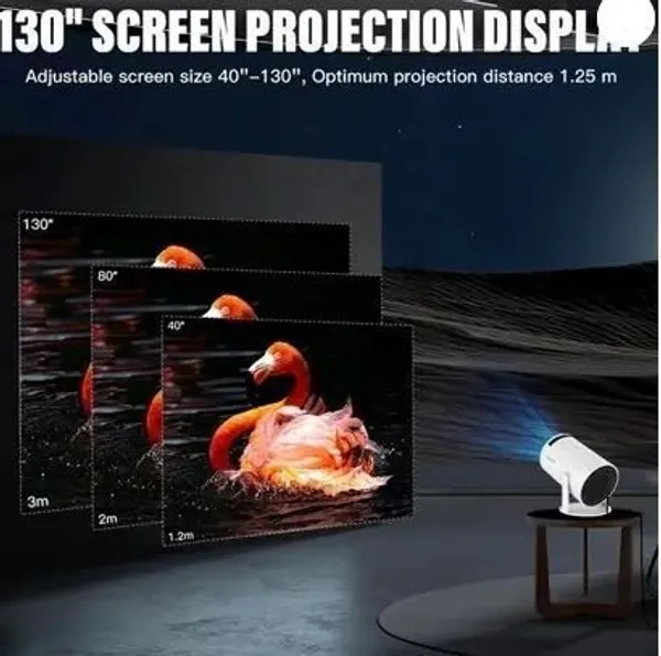 Android_Projector_4K_1080P_Support_2000_lm