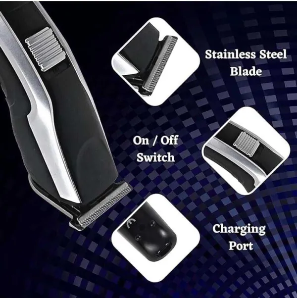 AT538_Professional_Hair_Trimmer_Waterproof_60_min_Runtime