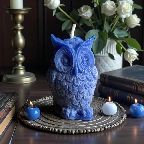 Blue_Owl_Candle
