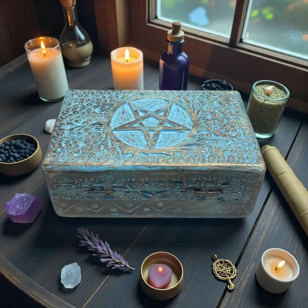 Blue_Wooden_Elemental_Balance_Box_Pentacle_Symbol_Engraved