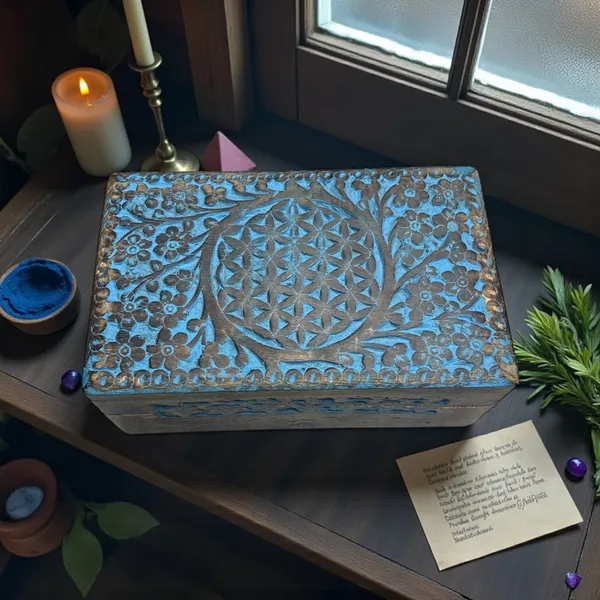 Blue_Wooden_Manifestation_Magic_Box_Flower_Of_Life_Engraved