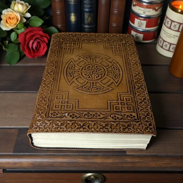 Celtic_Cross_Journal_240_Pages_Handmade