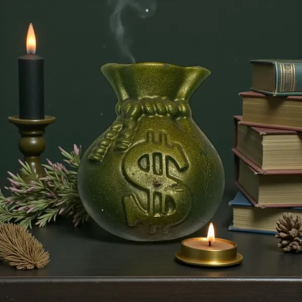 Green_Dollar_Potli_Spell_Candle