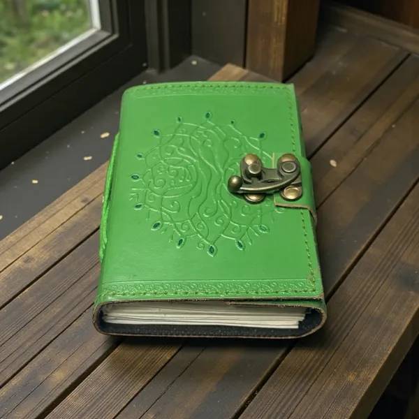 Green_Tree_Of_Life_Journal_200_Pages_Handmade