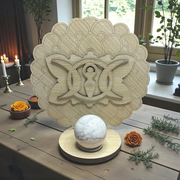 Howlite_Sphere_Triple_Moon_Goddess_Sphere_Holder