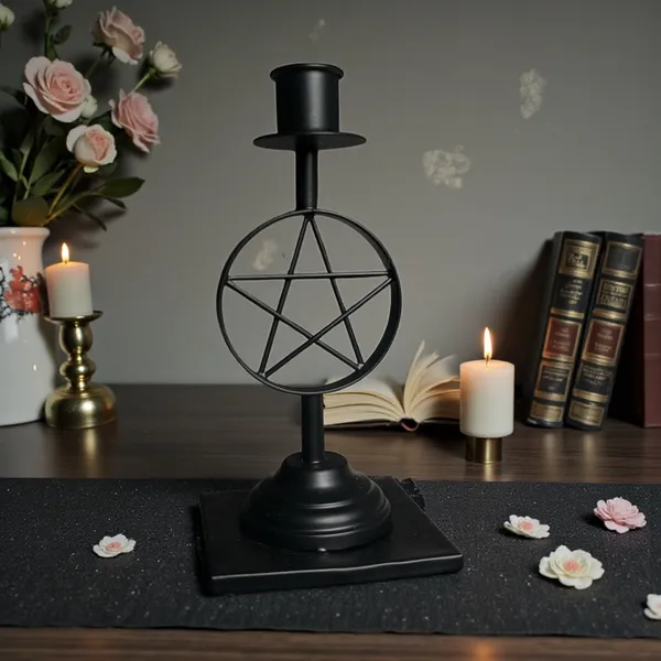 Iron_Pentacle_Candle_Holder_6_Inch
