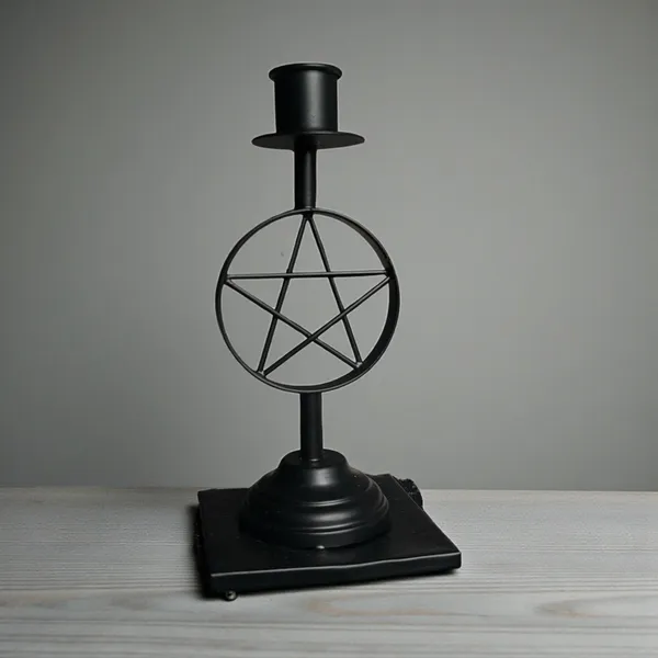 Iron_Pentacle_Candle_Holder_6_Inch