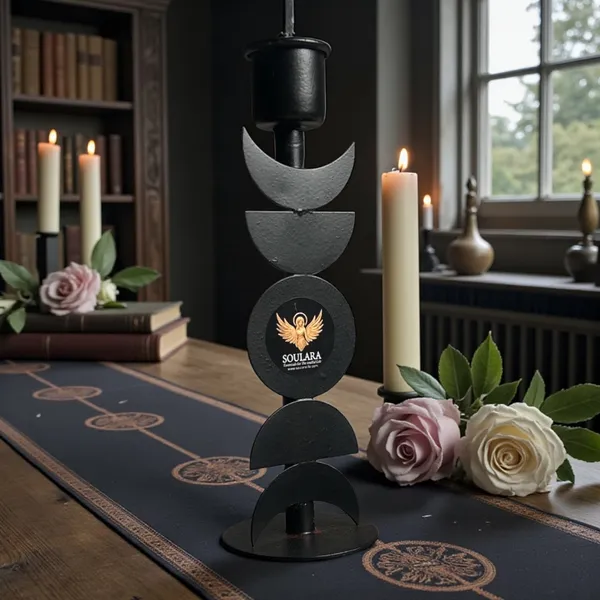 Iron_Triple_Moon_Candle_Holder_Size_6_Inch