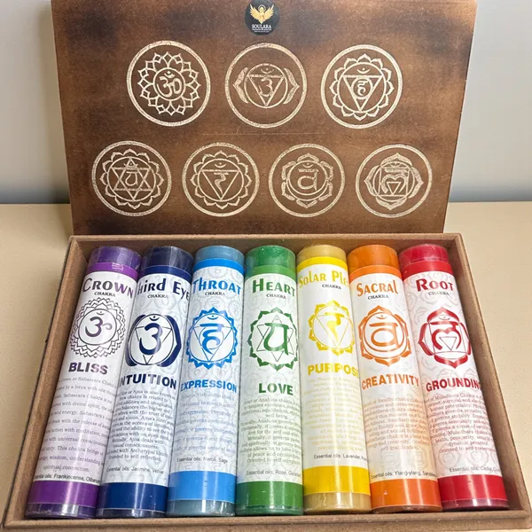 7_Chakra_Scented_Candle_Set