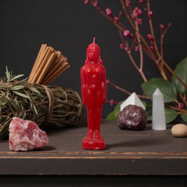 Red_Woman_Candle