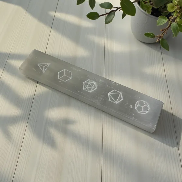 Selenite_Strip_With_Geometrical_Symbols