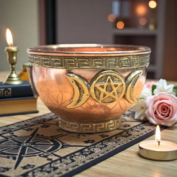 Tibetan_Copper_Offering_Bowl_Triple_Moon_Pentacle