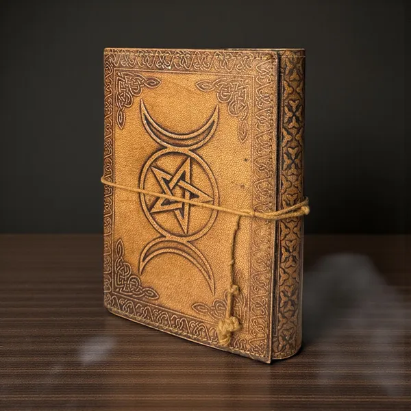 Triple_Moon_Pentacle_Journal_240_Pages_Handmade