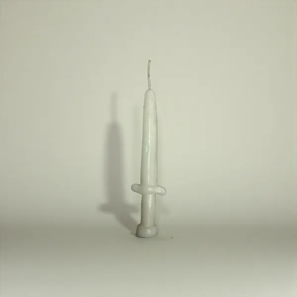 White_Athame_Candle