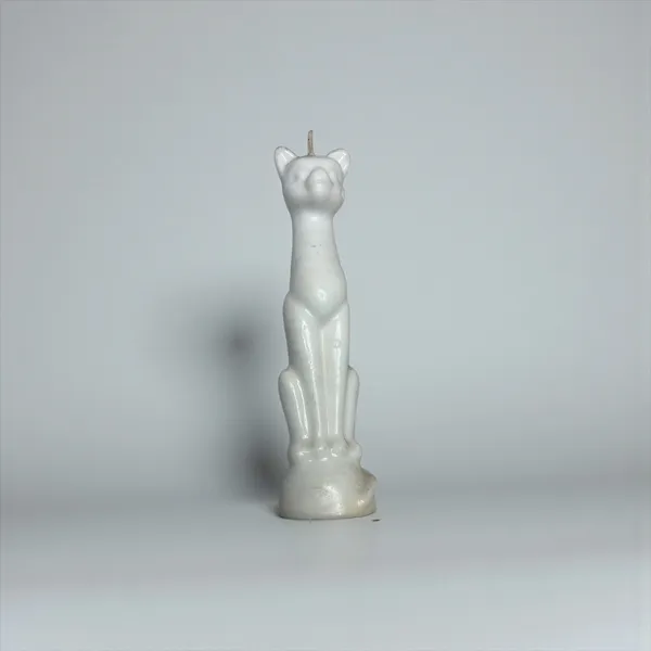 White_Cat_Spell_Candle