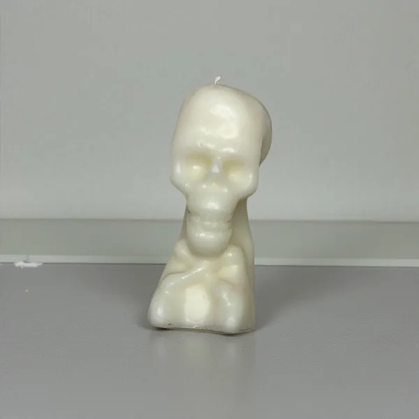 White_Skull_Spell_Candle_Purification_Mental_Clarity_Healing_Energy