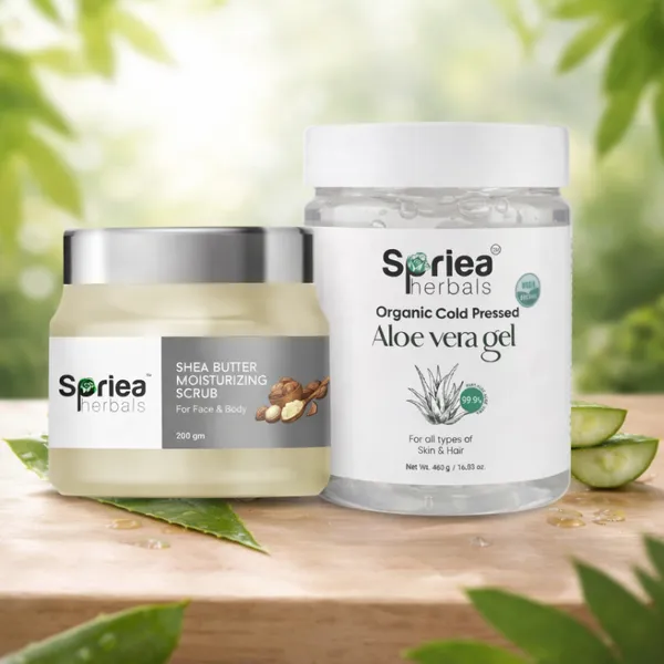 Natural_Shea_Butter_Moisturising_Scrub_And_Cold_Pressed_Oraganic_Aloe_Vera_Gel_Pack_Of_2