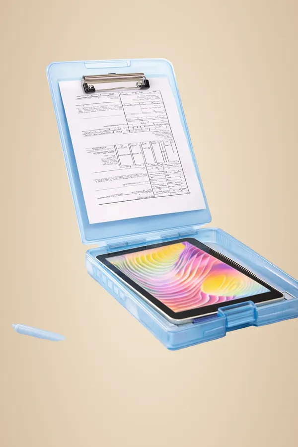 Blue_Storage_Clipboard_Case_With_Tablet_Holder