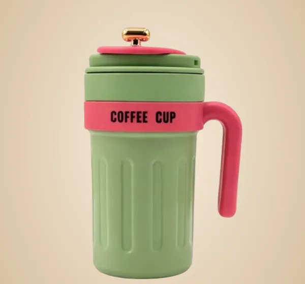 Green_And_Pink_Dual_Tone_Insulated_Coffee_Cup_With_Handle_And_Lid