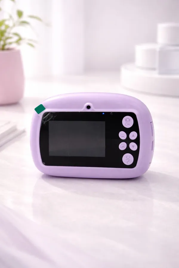 Purple_Instant_Print_Kids_Camera_With_Cute_Cat_Design