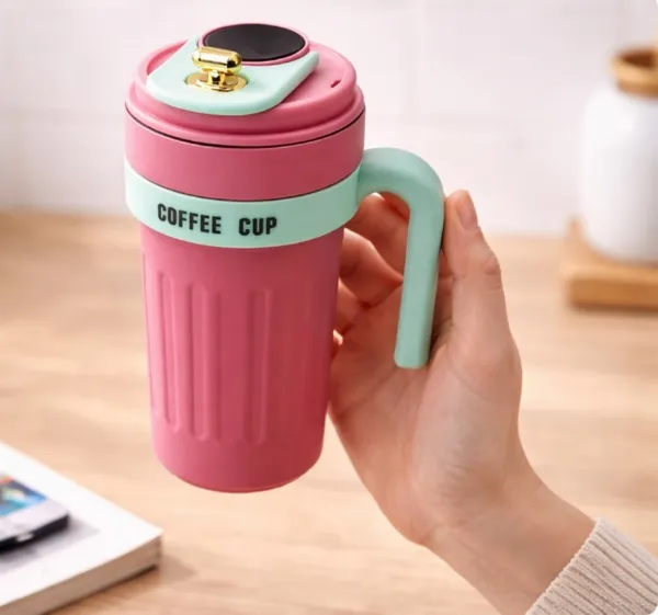 Pink_And_Green_Insulated_Coffee_Mug_With_Flip_Lid_And_Handle