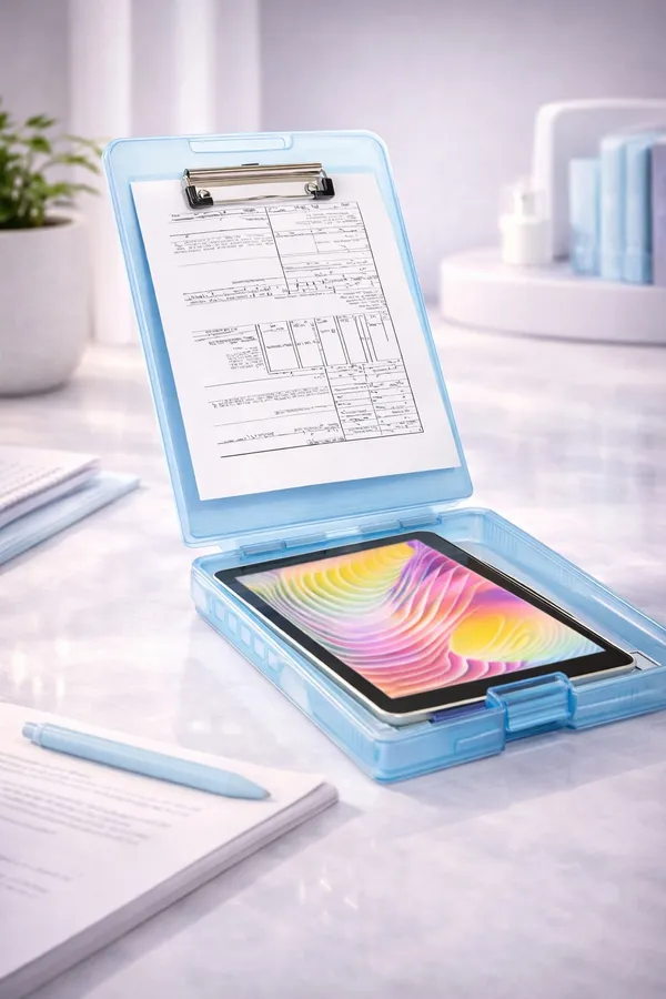 Blue_Storage_Clipboard_Case_With_Tablet_Holder