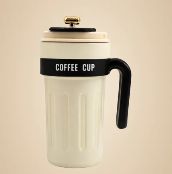 Cream_And_Black_Ceramic_Coffee_Cup_With_Lid_And_Handle