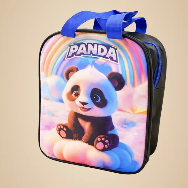 Blue_Colorful_Panda_Kids_Lunch_Bag_Insulated_Thermal_Tote_With_Rainbow_Design